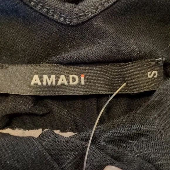 NWT Anthropologie Amadi Lola Black & Tan A-Line Dress Size S - Picture 3 of 9